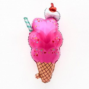 Воздушный шар фольгированный 34" «Мороженое», фигура