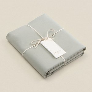 Простыня 300ТС SL Home Percale 160*235 см, олива, 100% хлопок