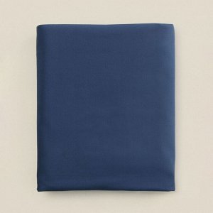 Простыня 300ТС SL Home Percale 160*235 см, синий, 100% хлопок
