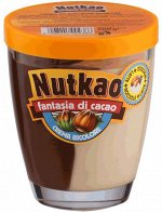 Шоколадная паста Nutkao Domino Glass of two coloured spread