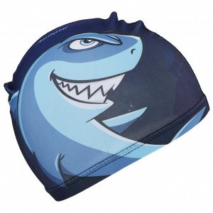 Шапочка для плавания детская ONLYTOP Swim «Акула», тканевая, обхват 46-52 см, МИКС