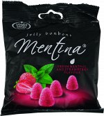 Мармелад жевательный Zaharni. Mentina Fresh Menthol &amp; Strawberry. вкус клубники и ментола
