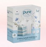 Стиральный порошок универсальный PureLAB LIME аромат цветочных полей 1кг, картон 1/12
