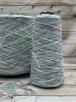 Пряжа для вязания 100 гр, Calzetteria носочная пряжа 75% меринос 25% полиамид 400м/100г 10Мята-серый