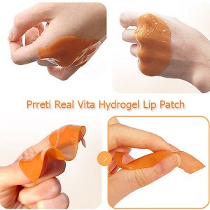 Гидрогелевые патчи для губ с комплексом витаминов Prreti Real Vita Hydrogel Lip Patch, 30шт