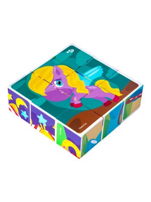 Кубики пластмассовые "Малышам" 9 шт Baby Toys