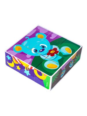Кубики пластмассовые "Малышам" 9 шт Baby Toys