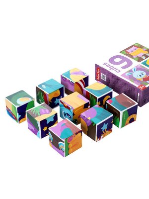 Кубики пластмассовые "Малышам" 9 шт Baby Toys