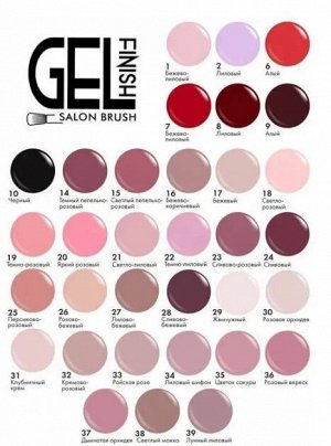 LuxVisage Лак для ногтей GEL finish 9 г, 37 тон, Серо-лиловый  new