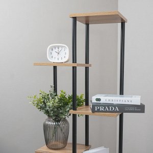 Подставка для цветов черная "Шафран 17Л" 49*30*155см