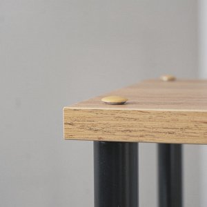 Подставка для цветов черная "Шафран 17Л" 49*30*155см