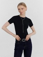 ФУТБОЛКА ЖЕНСКАЯ ЧЕРНАЯ