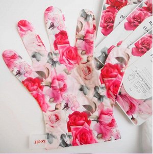 Маска-перчатки для рук с экстрактом розы Koelf Rose Petal Satin Hand Mask 16г 1/320
