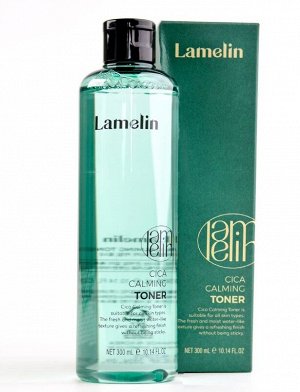 Успокаивающий тонер с центеллой азиатской LAMELIN 300 мл 1/40
