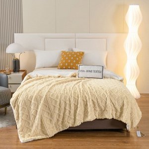 Плед Fluffy 200*230 бамбуковая микрофибра FL019