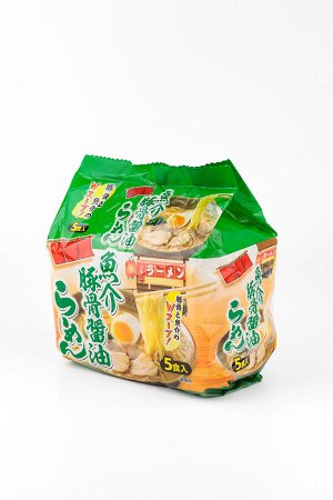Суп-лапша TOYOSUISAN Рамен с морепродуктами Тонкоцу и соевым соусом 440 гр ( 5пач) 1/30