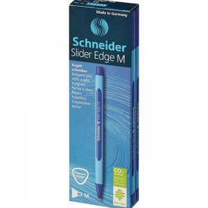 Ручка шариковая SCHNEIDER (Германия) Slider Edge XB, СИНЯЯ,