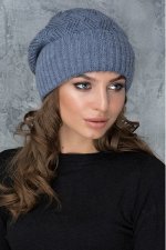 Женская шапка Жанет Джинс Светлый
