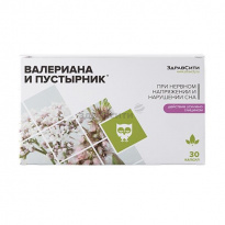 Комплекс Здравсити Валериана и Пустырник капс. 395 мг №30 БАД РОССИЯ