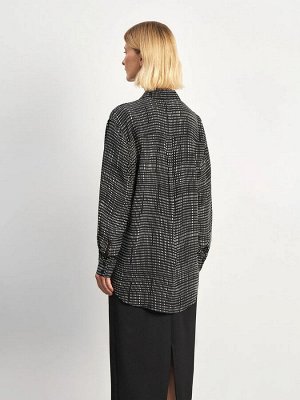 Рубашка с принтом из 100% вискозы, B2692/rihter