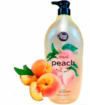 Гель для душа с ароматом сочного персика Shower Mate Peach 1200г