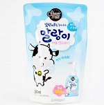 Средство для мытья рук с молочным ароматом Shower Mate Malang Cow white 250 мл (мягкая упаковка) 1/18