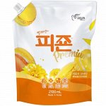 Кондиционер для белья 2.1 л [Pigeon] Regular Fabric Softener Yellow Pouch
