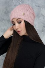 Женская шапка Мария Пудра