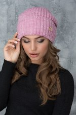 Женская шапка Мария Розовый Светлый
