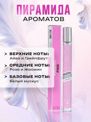 Парфюмерная вода женская Amazing Pink, 35 мл