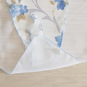 Комплект штор для кухни ”Офелия” голубой