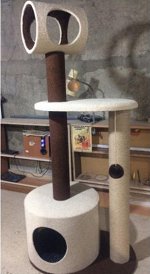 Игровой комплекс &quot;Прыг Скок 120см&quot; иск мех, джут
