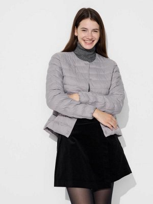 UNIQLO - теплая компактная курточка Puffteck - 04 GRAY
