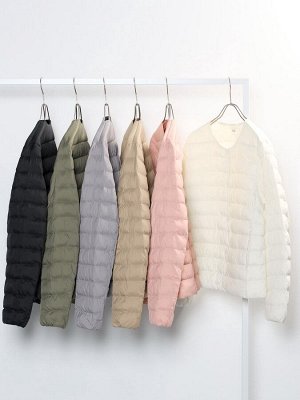 UNIQLO - теплая компактная курточка Puffteck - 04 GRAY