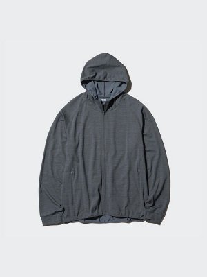 UNIQLO - куртка на молнии с функцией Dry EX - 66 BLUE
