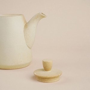 Заварочный чайник SL Home «Волны Сардинии», 1,3 л, 22,5?11?19 см, фарфор, бежевый