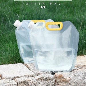 Складные бутылки-сумки для воды 1.5 литра (5 шт)