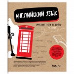 Тетрадь предметная 48л. ArtSpace &quot;Craft Book&quot; - Английский язык, ТВИН-лак