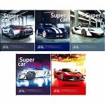 Тетрадь 96л., А5, клетка ArtSpace &quot;Авто. Top car&quot;, ВД-лак