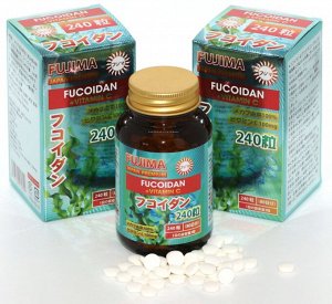 FUJIMA FUCOIDAN  + VITAMIN С комплекс для женщин и мужчин, 240 таблеток, курс на 80 дней