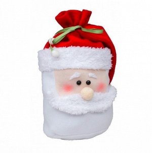 Упаковка для новогоднего подарка Мешок дед Мороз (текстиль)