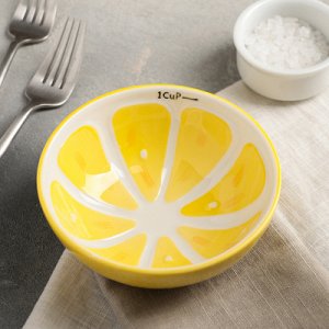 Миска "Лимон" 400 мл, 13,5х5 см
