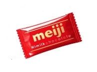 Шоколад молочный Meiji мини версия 6 гр Японские сладости