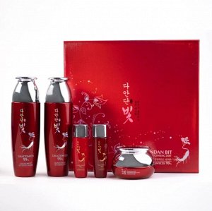 Набор DAANDAN BIT средства для питания и ухода с красным женьшенем PREMIUM RED GINSENG 3SET (тонер, эмульсия, крем) 1/20