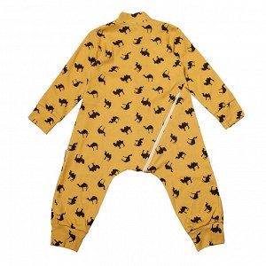 Комбинезон-пижама на молнии легкий "Верблюды"