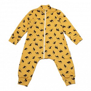 Комбинезон-пижама на молнии легкий "Верблюды"