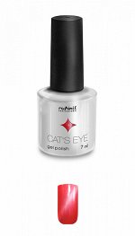 Гель-лак Cat’s eye (серебристый блик, цвет: Бомбейская кошка, Bombay cat)