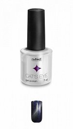 Гель-лак Cat’s eye (серебристый блик, цвет: Египетская  кошка, Egyptian cat)