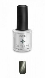 Гель-лак Cat’s eye (серебристый блик, цвет: Ориентальная кошка, Oriental cat)