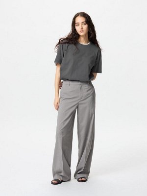 UNIQLO - мужская футболка из хлопка SUPIMA с круглым вырезом - 31 BEIGE